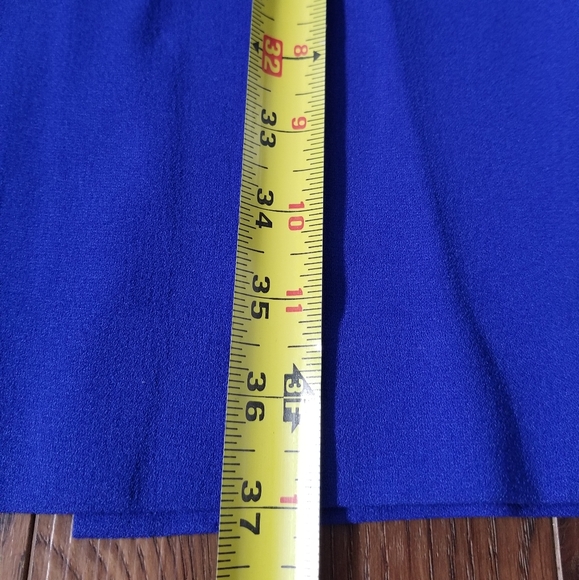 NWT! Dress The Population Micaela Electric Blue 💙 Sheer Inset Body-Con Dress XS - Picture 15 of 16